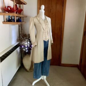 Victorian 1890’s Wool Walking Coat with Puffed Shoulders
