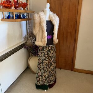 Vintage 1960’s Tapestry And Velvet Wide Leg Pants