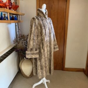 Vintage Sculpted Mink Coat