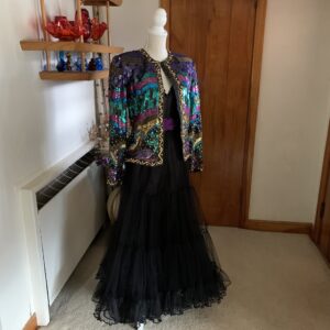1980’s Sequin And Beaded Evening Jacket