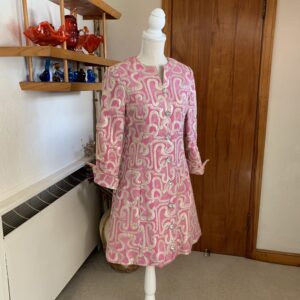 Oscar De La Renta Brocade Coat Dress 1960's