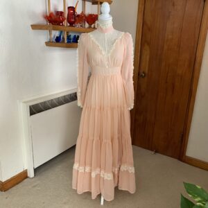 Gunne Sax Love Witch Maxi Gown 1970's
