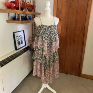 Vintage Patchwork Style Kerchief Dress 1970’s