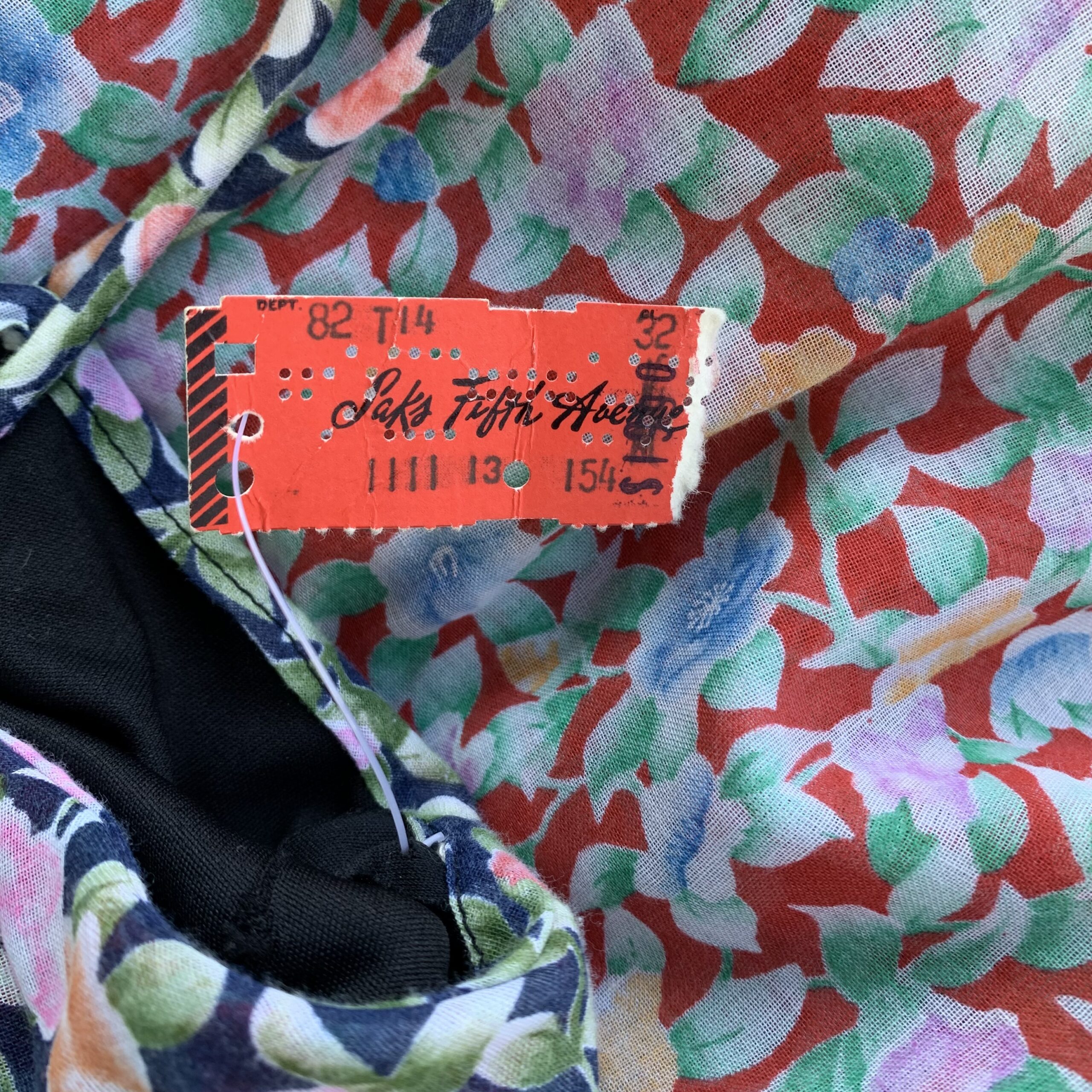 Vintage Patchwork Style Kerchief Dress 1970’s - Image 8