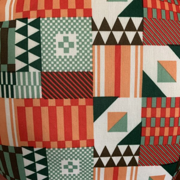 Vintage Patchwork Print Mini Dress/Tunic Top 1970’s - Image 6
