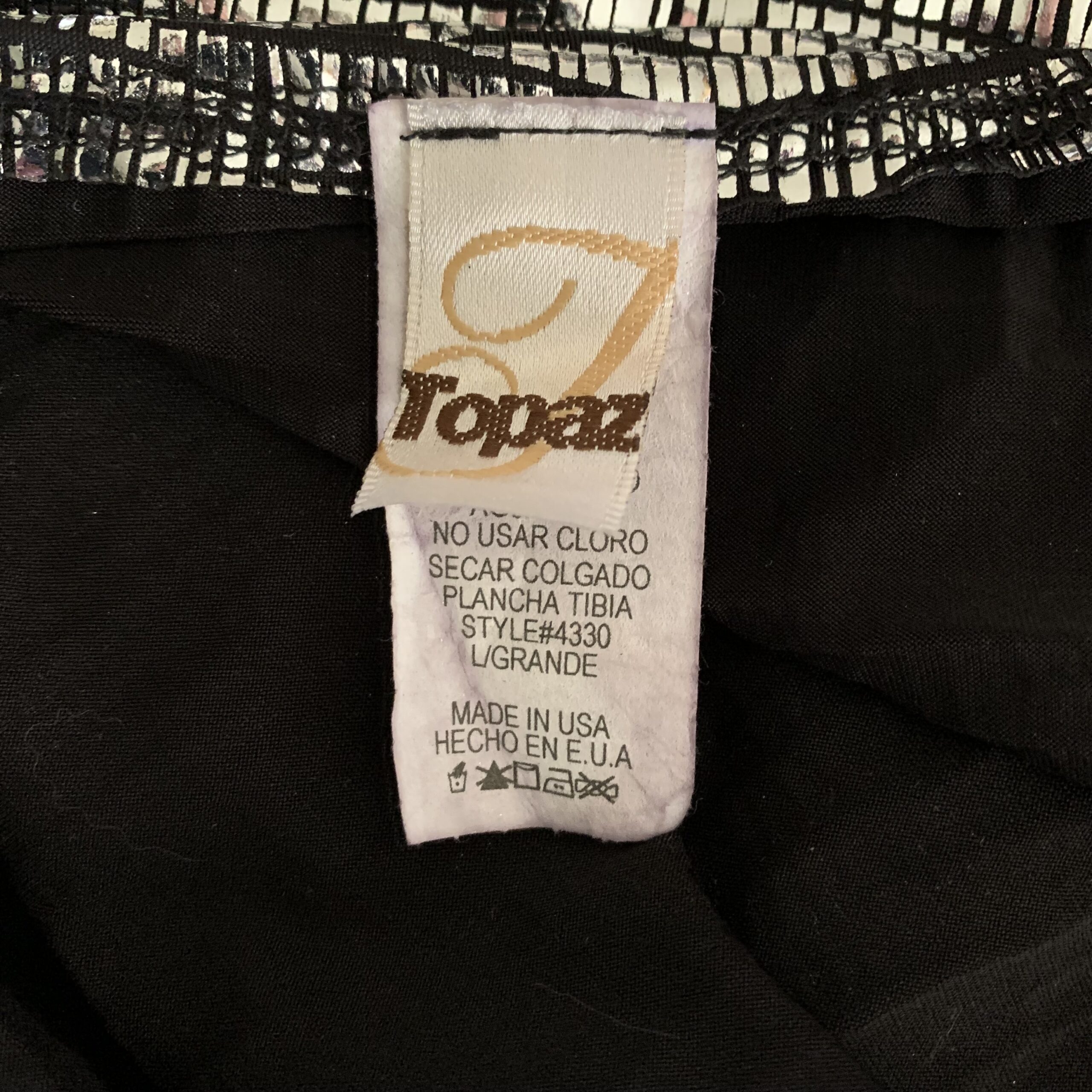 Vintage 1990s Silver Lamé Halter Mini Dress with Belt - Image 7