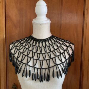 Beaded Shoulder Collar with Articulated Fringe (c. 1980)