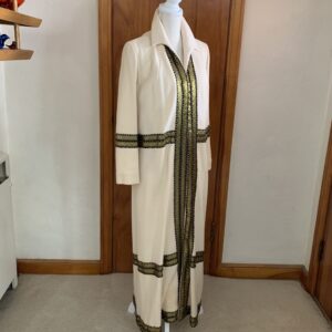 Vintage Tres Chic  Imports Embellished Wool Longline Coat