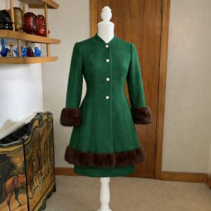Lilli Ann New York Two-Piece Wool Coat-Dress Set